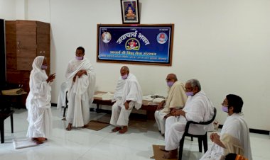 जयाचार्य भवन में शुक्रवार को श्री मुनियों का हुआ आध्यात्मिक मिलन