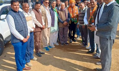 अलवर आगमन पर पूर्व प्रदेश अध्यक्ष अशोक परनामी का किया स्वागत