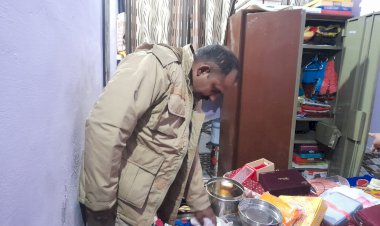 सूने मकान में अज्ञात चोरो ने किया हाथ साफ, गुजरात गया हुआ है पीडित मकान मालिक