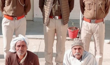 प्राण घातक हमले के आरोप में दो गिरफ्तार