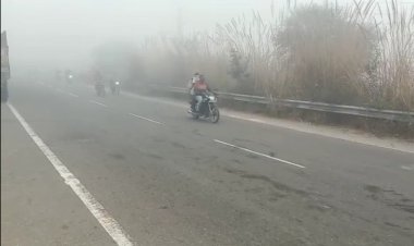 घने कोहरे ने थामी वाहनों व रेलों की रफ्तार
