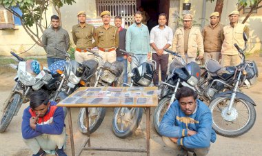 नीमराणा पुलिस की बड़ी कार्यवाही, बाइक व मोबाइल चोर गैंग के आरोपी चढ़े हत्थे