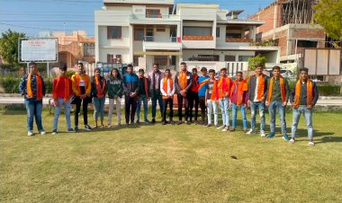 अभाविप की विद्यालय की कार्यकारिणी की हुई घोषणा अध्यक्ष बने कुणाल सिंह