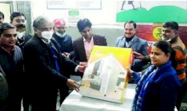 कल्याणम संस्थान महात्मा गांधी चिकित्सालय में भेंट किए 20 ऑयल हीटर