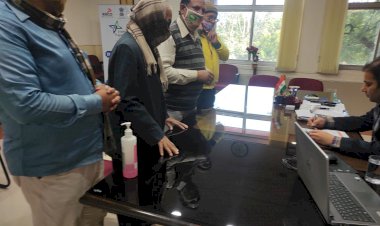 राजस्थान गोसेवा समिति के बैनर तले चरागाह भूमि मे से पट्टे देने पर रोक लगाने की मांग,  मुख्यमंत्री के नाम जिला कलेक्टर को सौपा ज्ञापन