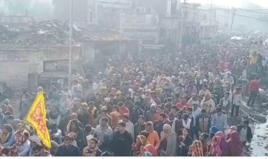 प्रसिद्ध संत योगानंद सरस्वती उर्फ उड़िया बाबा के देवलोकगमन पर कस्बे में निकाली गई भव्य अंतिम यात्रा, उमड़ा जनसैलाब