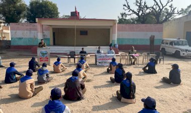 NSS शिविर में तिसरे दिन यातायात नियमों से रूबरू हुए स्वयंसेवक