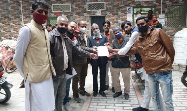 अकलियत समाज के चुनावों को लेकर कन्वीनर को सौंपा ज्ञापन