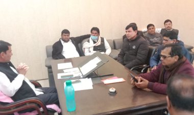 जल संरक्षण पखवाडे का किया शुभारंभ, कठूमर पंचायत समिति मे आयोजित हुई बैठक