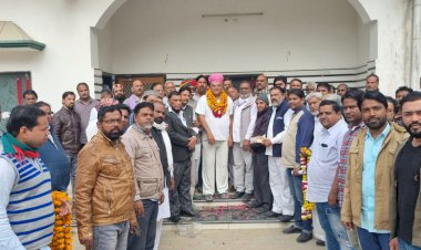 गैसावत के 20 सूत्री कार्यक्रम समिति में उपाध्यक्ष नियुक्त होने पर किया स्वागत