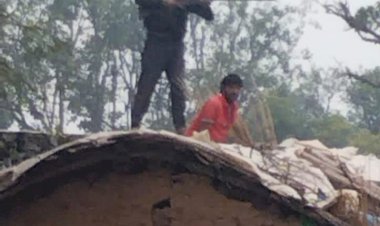 सडक़ निर्माण में को लेकर दो पक्षों में फायरिंग व पथराव