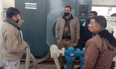 कोरोना के बढ़ते प्रकोप को लेकर SDM व BCMHO ने किया राजकीय अस्पताल का निरीक्षण