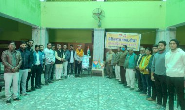 कश्मीर से कन्याकुमारी को पैदल फतह करने का संकल्प लेने वाले प्रदीप सैनी का किया सम्मान