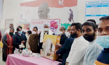 कल्याणम संस्थान द्वारा 21 ऑयल हीटर किए भेंट, राजस्व मंत्री जाट ने की कार्यक्रम में शिरकत