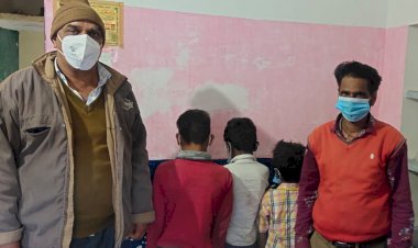 मानव तस्करी विरोधी यूनिट व चाइल्ड लाइन की सयुंक्त कार्यवाही, भिक्षावृत्ति में लिप्त तीन बच्चों को किया रेस्क्यू