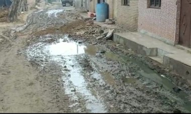 गहनाबली में मुख्य रास्ते में जलभराव और कीचड़ से ग्रामवासी परेशान