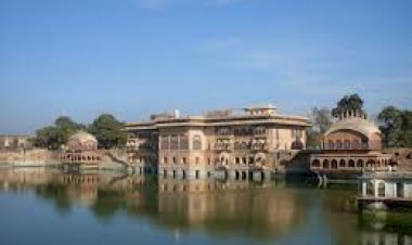 तालाब का पानी संडने से विश्व प्रसिद्ध जल महलों के सौंदर्य को लग रहा ग्रहण