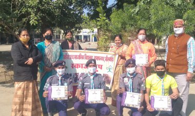 सुभाष नगर के स्काउट रोवर दल ने किया एडवेंचर प्रोग्राम में भीलवाड़ा जिले का नाम रोशन