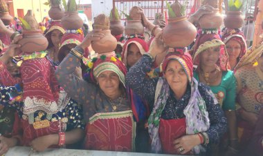 हीरवाना में नानी बाई रो मायरो कथा का हुआ शुभारंभ, कलश यात्रा में उमड़ा श्रद्धा का सैलाब