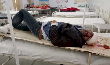 चलती ट्रैन से उतरने के प्रयास में रेलकर्मी घायल, जिला अस्पताल किया रैफर