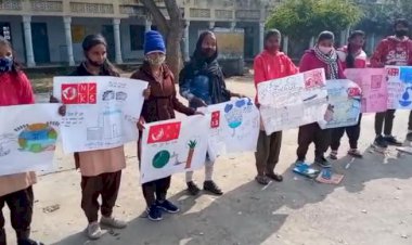 कैच-दी-रेन-पोस्टर प्रतियोगिता एवं आजादी का अमृत महोत्सव पर हुआ निबंध प्रतियोगिता का आयोजन