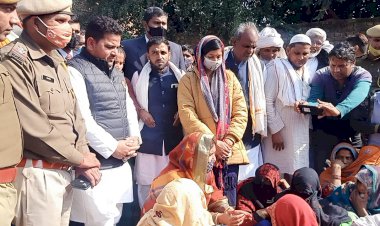 सांसद रंजीता कोली ने की दुष्कर्म पीड़िता के परिजनों से की मुलाकात