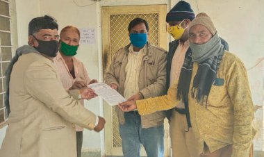 दिव्यांग कल्याण विकास समिति ने मुख्यमंत्री के नाम सौपा ज्ञापन