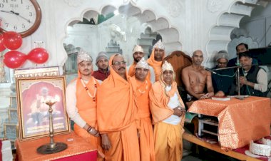 जैन मंदिर में शांति विधान का हुआ आयोजन