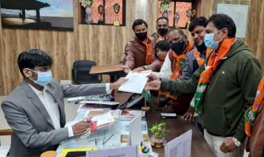 राजस्थान में बढ़ते दुष्कर्म की घटनाओं बिगड़ती कानून व्यवस्था को लेकर भाजपा ने सौंपा ज्ञापन