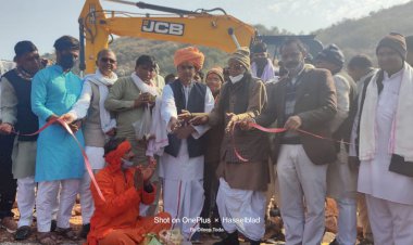 विधायक मीणा ने किया 8 करोड़ की लागत से निर्मित क्रेशर का उद्घाटन