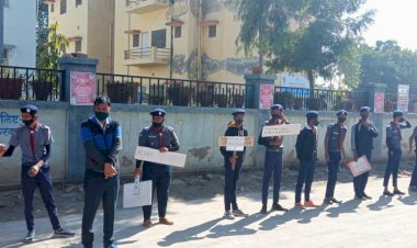 मकराना में कोविड वैक्सीनेशन के लिए निकाली जागरूकता रैली