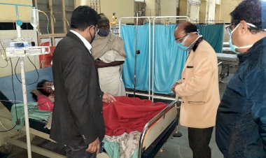 सिरोही के नवनियुक्त जिला कलक्टर डॉ भंवरलाल ने  किया सामान्य चिकित्सालय का औचक निरीक्षण