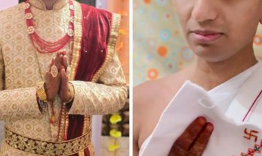 खेडली मे जैन मुमुक्षु ने ली श्री वीरसुंदर विजय महाराज के रूप मे विधी विधान से दीक्षा