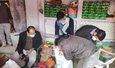 शाहपुरा में मसाला उद्योग से लिए तीन सेंपल, एक्सपायरी डेट का सामान कराया नष्ट