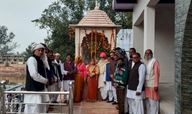 पुण्य स्मृति पर छतरी व चबूतरों का हुआ लोकार्पण