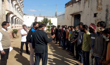 जिला न्यायाधीश श्रीमाली ने किया जिला कारागृह का आकस्मिक निरीक्षण दिए आवश्यक निर्देश