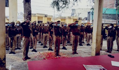 26 जनवरी गणतंत्र दिवस:  कोतवाली दातागंज में फहराया गया राष्ट्रीय ध्वज