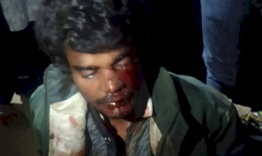 चोरी करने आए चोर को दबोचा फिर जमकर कर दी धुनाई