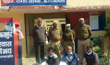 मुर्गी फार्म से पोल्ट्री फीड चोरी करने वाले आरोपी गिरफ्तार