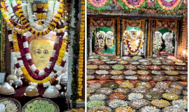 कामां कस्बे के प्रसिद्ध बालाजी मंदिर पर हुआ भडांरे का आयोजन