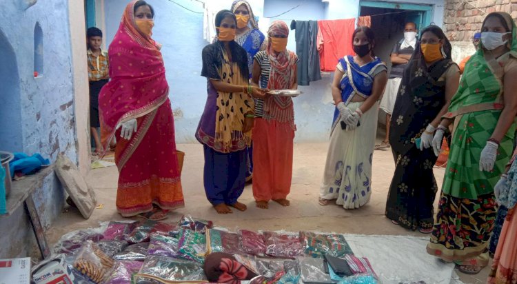 प्रिय सखी संगठन ने जाटव समाज की तीन बेटियों की शादी में  पहुंचाया  कन्यादान का सामान