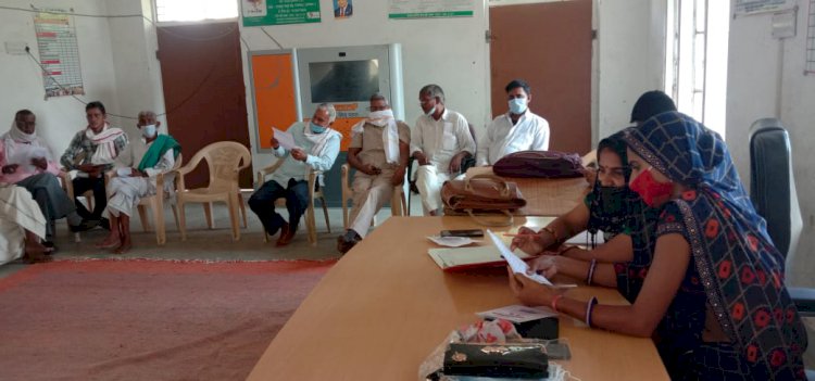 ग्राम पंचायत राजपुर बड़ा की पाक्षिक बैठक में वार्षिक कार्य योजना तैयार की