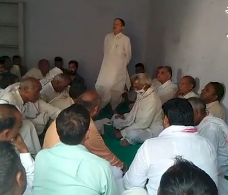 गुर्जर समाज के अध्यक्ष रूप सिंह के नेतृत्व गुर्जर आरक्षण संघर्ष समिति के आह्वान पर बैठक हुई आयोजित